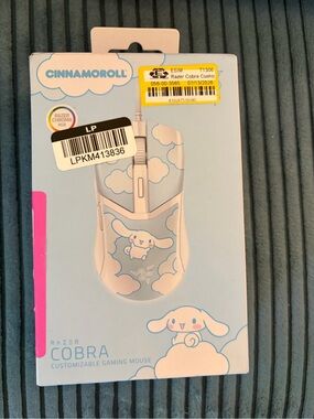 Brand new sealed box Razer Cobra Cinnamoroll customizable gaming mouse